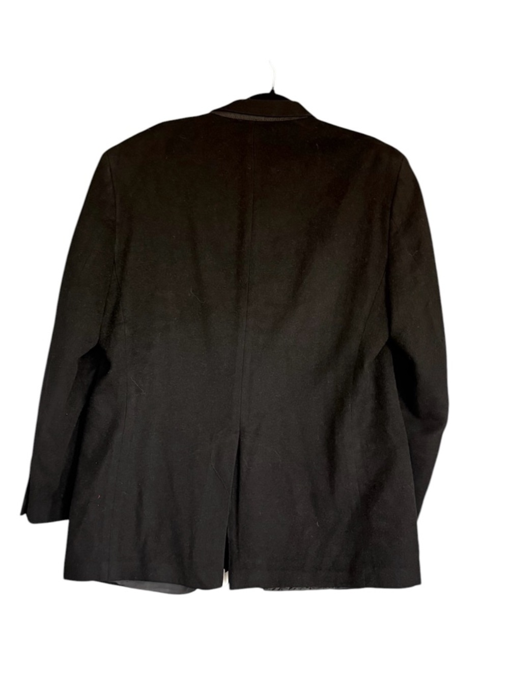 Botany 500 100% Camel Hair Blazer 44L Black Mens Sport Coat Classic Tailored - Picture 3 of 5
